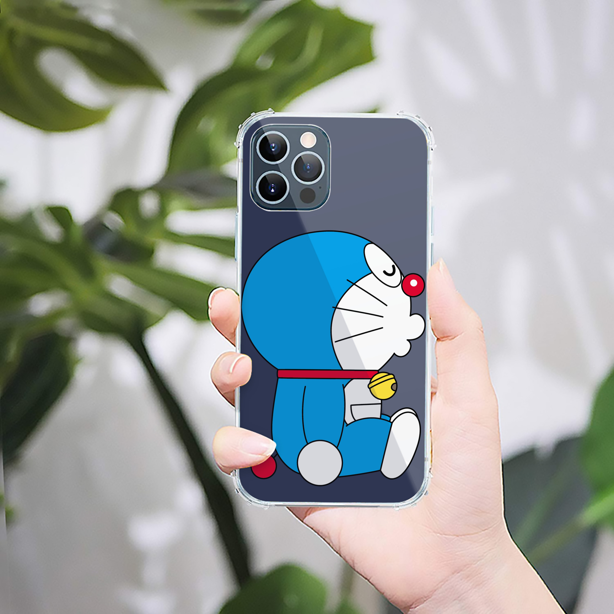 （画像用） ドラえもん Doraemon 【iPhone 12シリーズ対応】透明スマホケース（クリアソフトケース）